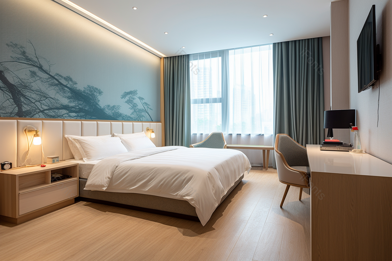 日系风格酒店客房空间,高清,摄影图,摄影图片,图片大全,摄影图免费下载